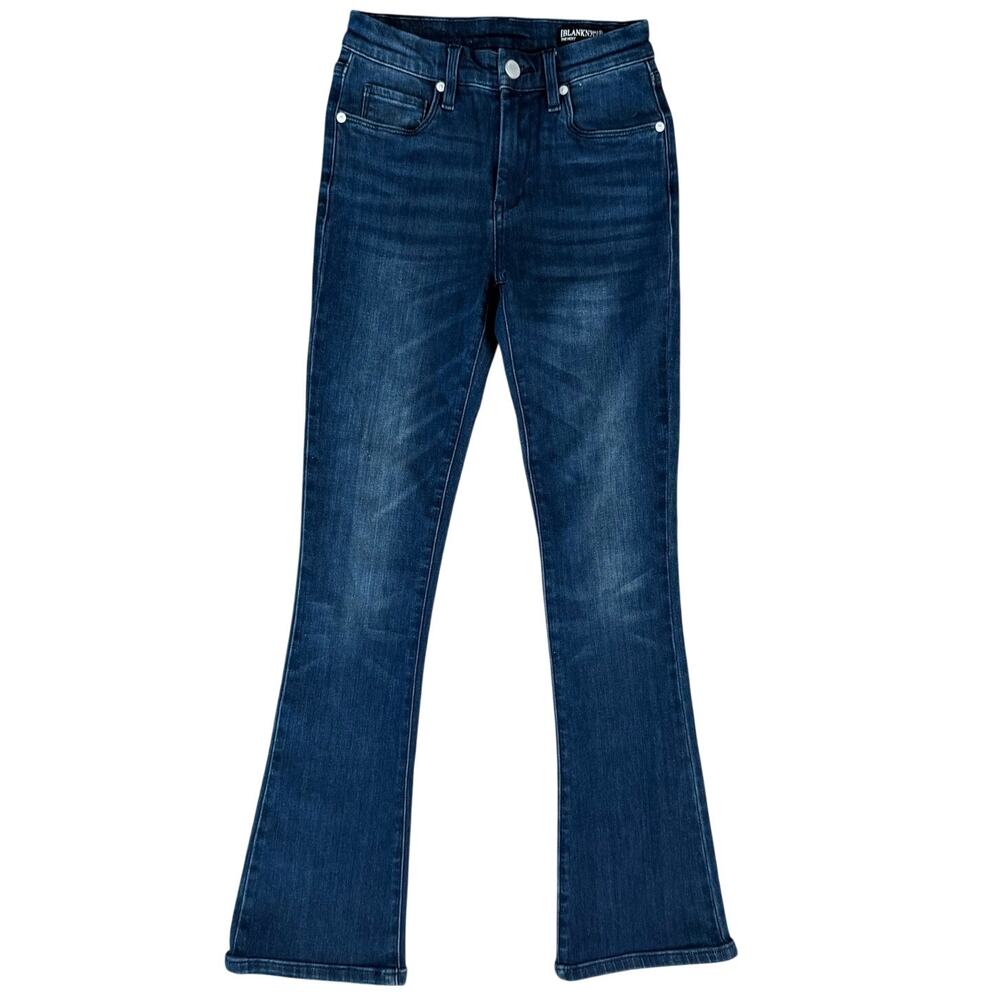 Blank NYC x Free People The Hoyt High-Rise Mini Flare Denim Pants Jeans Size 24